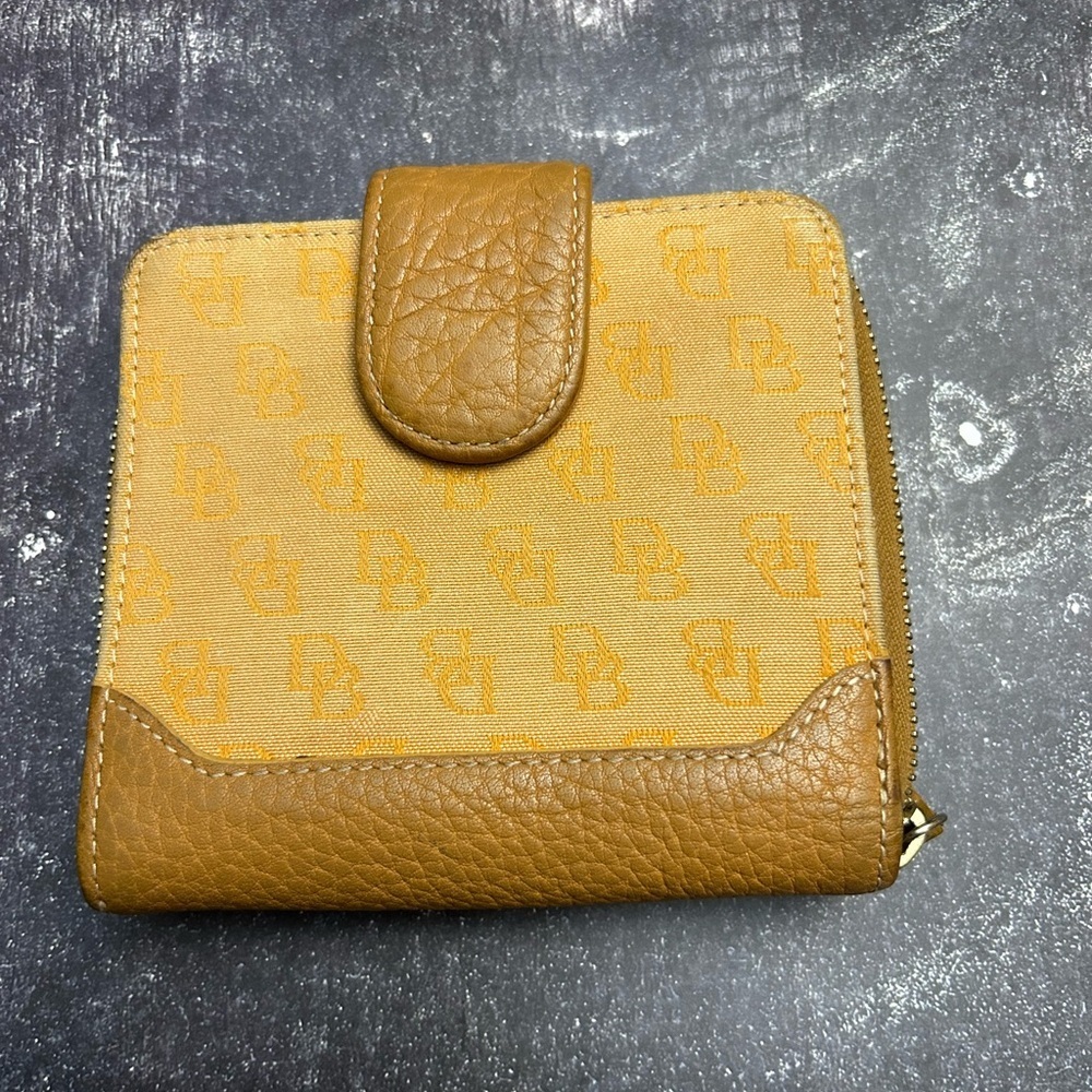 Dooney and Bourke Yellow Wallet
